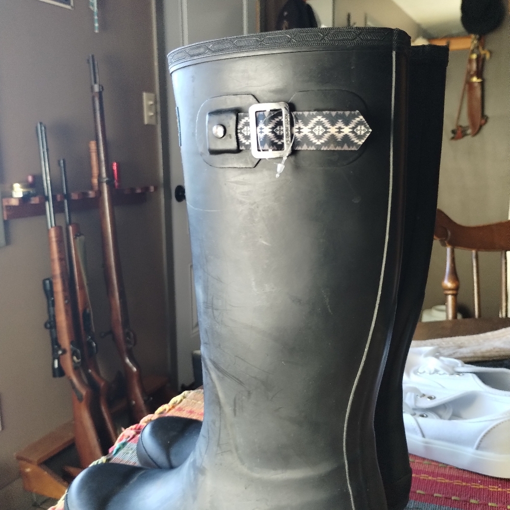 Pendleton Classic Black Tall Boots - Picture 3 of 4